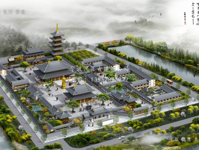 饶平寺庙建筑总体规划方案